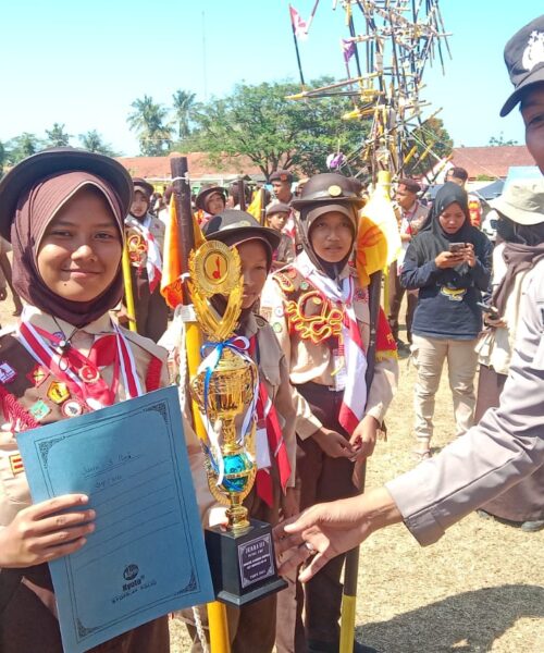 Juara III Putri Jambore Kwarran Adipala 2024